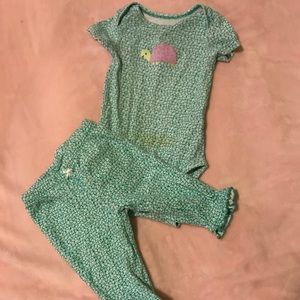 Child of mine by Carters matching set